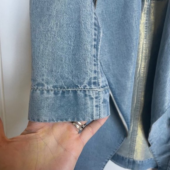 Soia & Kyo Stefie Denim Coat Size Small - Picture 7 of 10